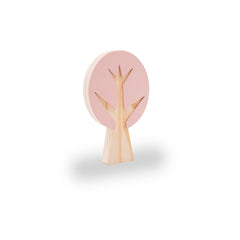 Enfeite De Prateleira Árvore Bolinha - Rosa
