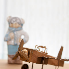 Mini Avião Vintage