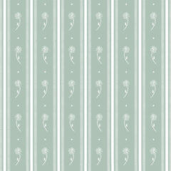 Papel Listras Girassol Verde Celadon