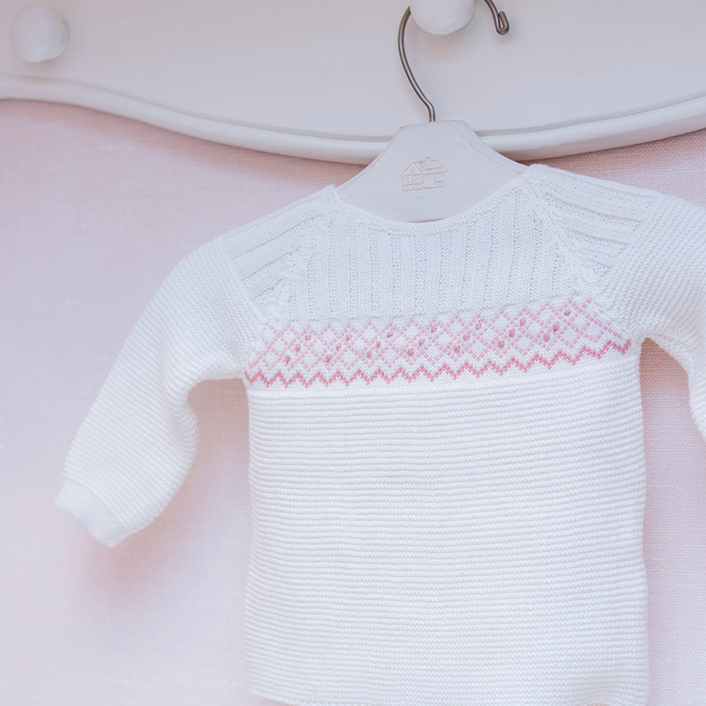 Kit Blusa Bolinha + Calça Off White ( P )