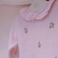 Kit Blusa + Calça Flores Rosa ( P )