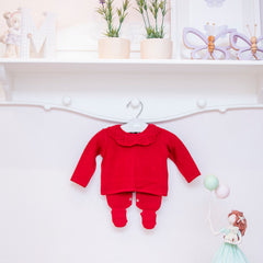 Kit Blusa Gola + Calça Vermelho ( PP )