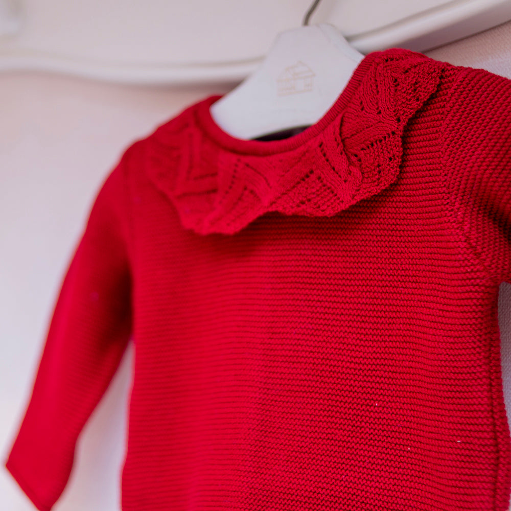 Kit Blusa Gola + Calça Vermelho ( PP )