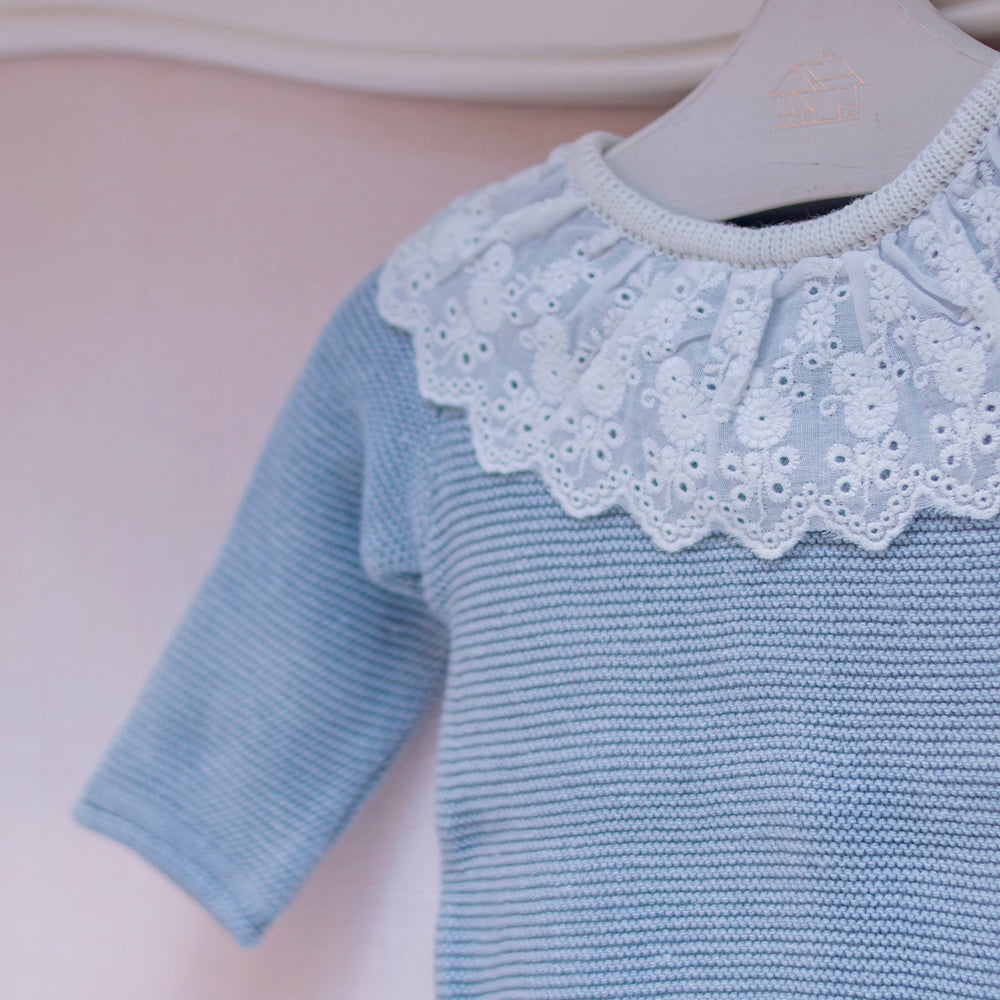 Kit Blusa Gola + Calça Azul ( PP )