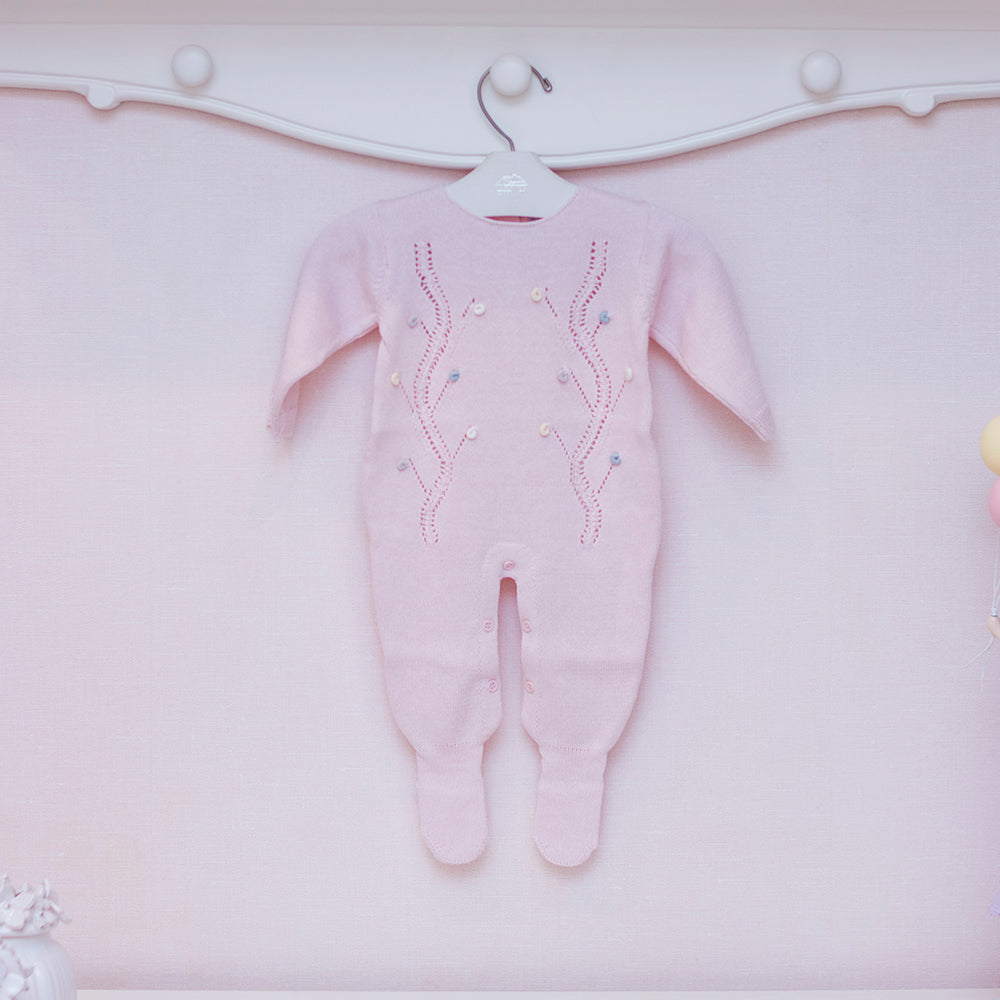Saida Marternidade Nozinho Colorido Rosa BEBE ( P )