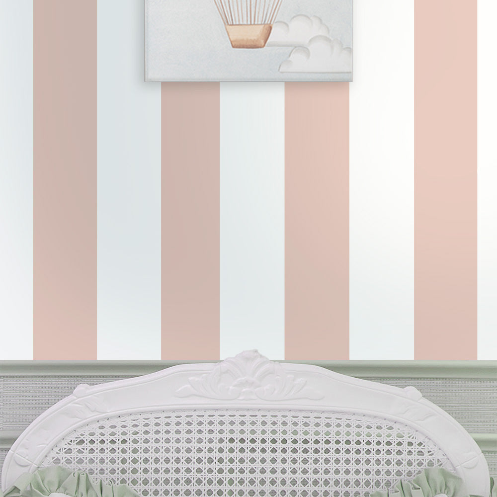 Papel Listra Larga Rosa Quartz