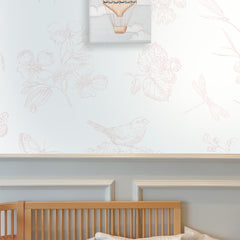 Papel Toile Borboletas Rosa