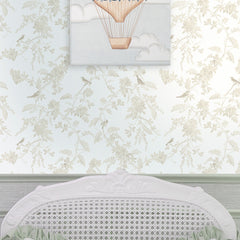 Papel Toile Pássaros Bege
