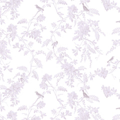 Papel Toile Pássaros Lilás