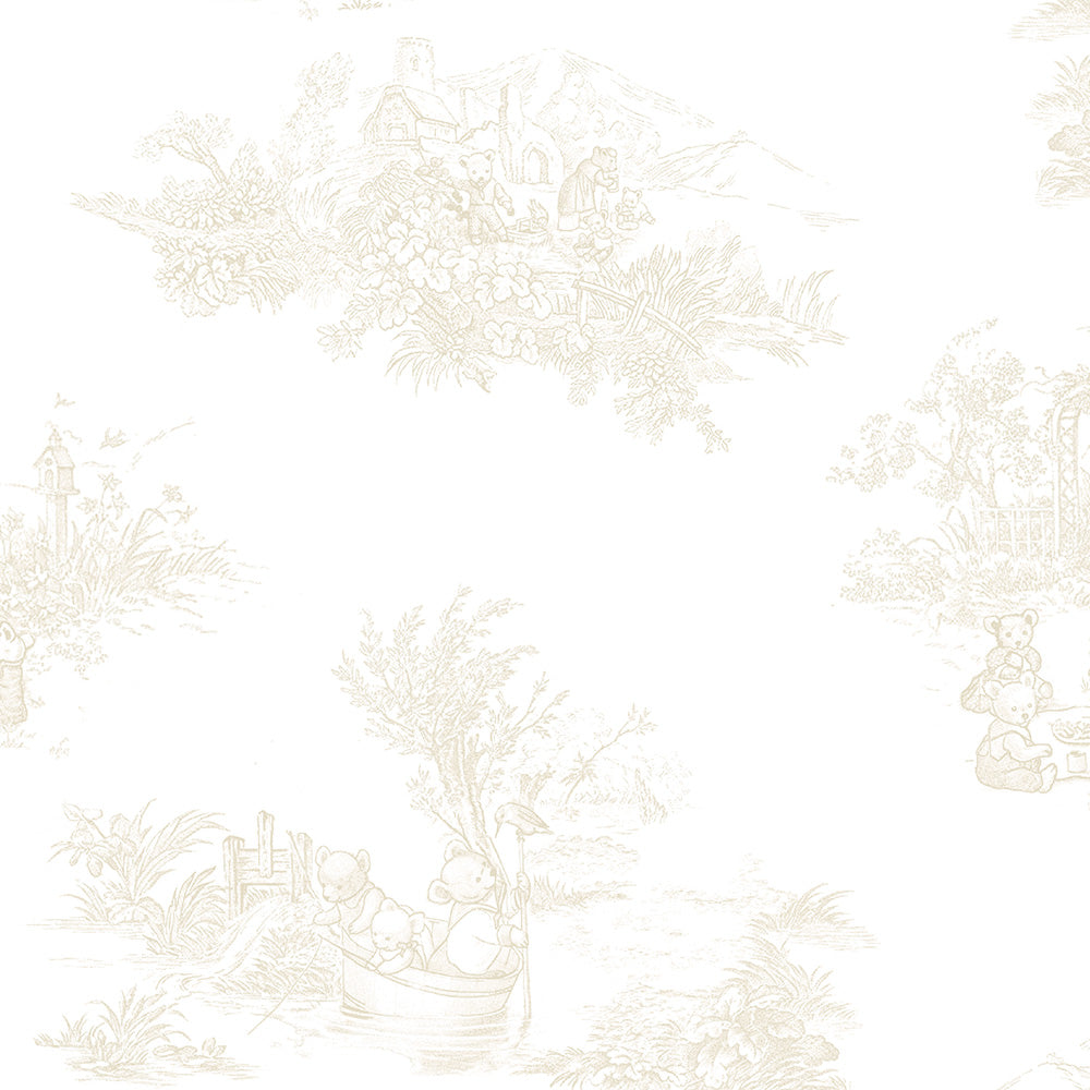 Papel Toile De Urso Bege
