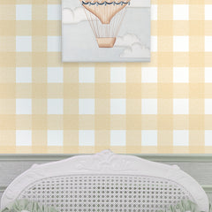 Papel Xadrez  Sense Mini Amarelo