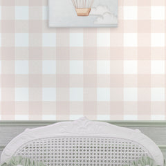 Papel Xadrez Sense Mini Rosa Quartz ( Faixa 2.80 H )