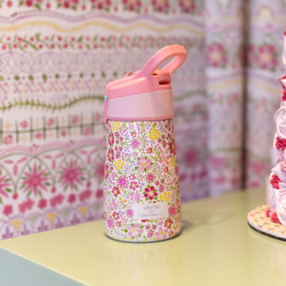 Garrafa Térmica Liberty Pink  - Lolitta
