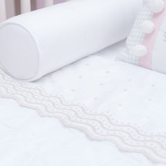 Lençol De Berço Com Bordado