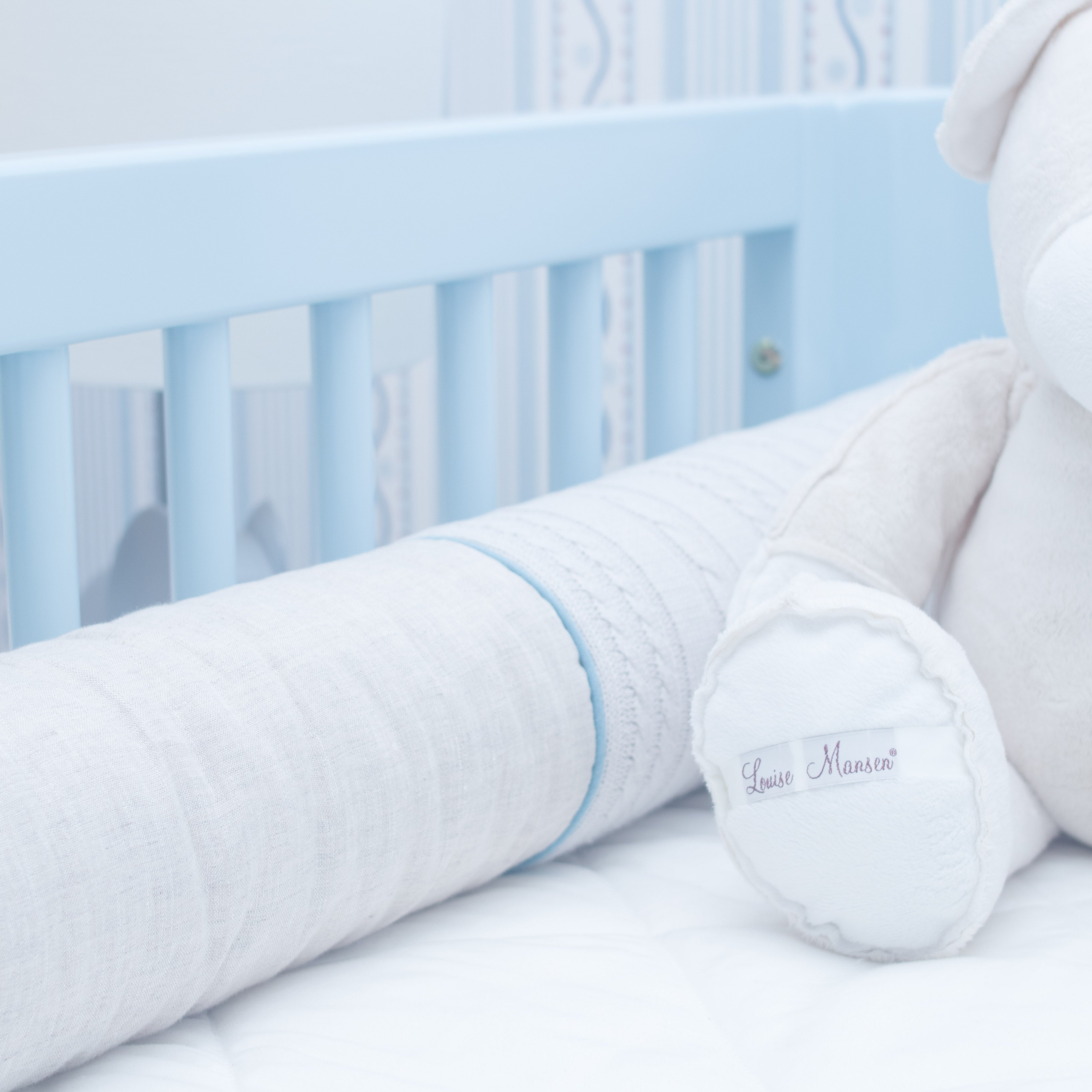 Protetor De Berço Rolos - Tricot Celina Dias