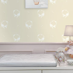 Papel Guirlanda Pássaros Bege  ( Faixa 2.80 H )