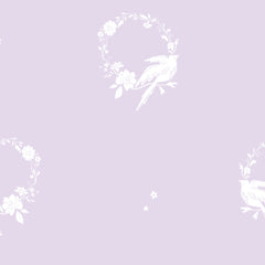 Papel Guirlanda Pássaros Lilás ( Faixa 1.70 H )