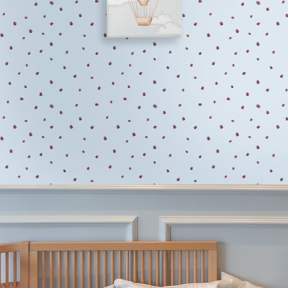 Papel De Parede Joaninha - Coleção Lolitta ( Faixa 1.70 H )