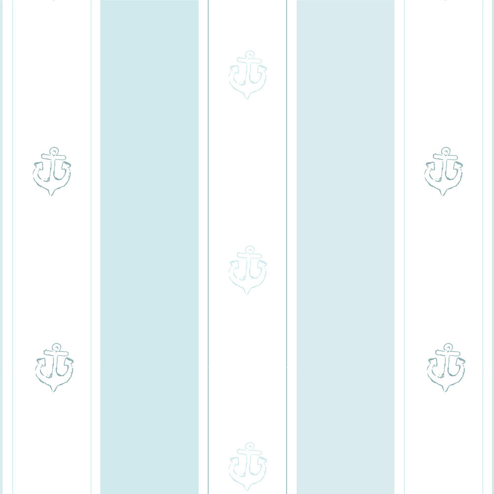 Papel Listras Ancora  ( Faixa 1.70 H )