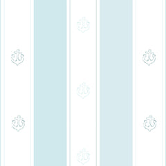 Papel Listras Ancora  ( Faixa 1.70 H )