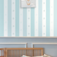 Papel Listras Ancora  ( Faixa 1.70 H )