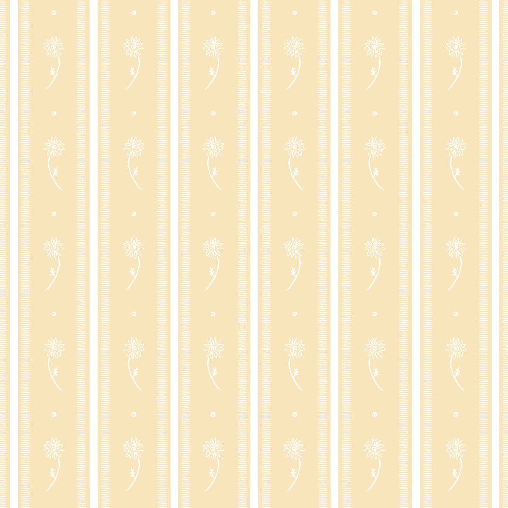 Papel Listras Girassol Amarelo  ( Faixa 1.70 H )