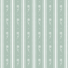 Papel Listras Girassol Verde Celadon  ( Faixa 2.80 H )