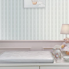 Papel Listras Girassol Cinza  ( Faixa 1.70 H )