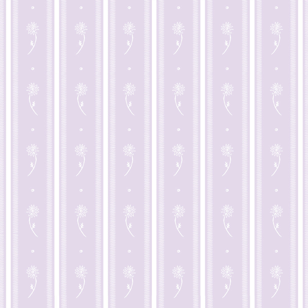 Papel Listras Girassol Lilás  ( Faixa 1.70 H )