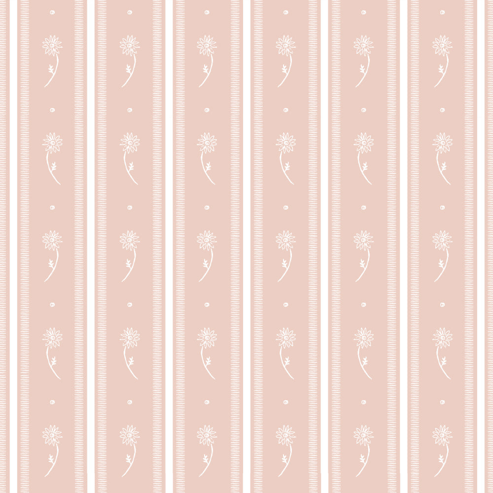 Papel Listras Girassol Rosa Quartz  ( Faixa 2.80 H )