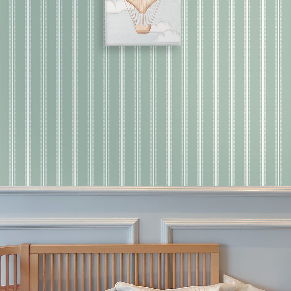 Papel Listra Helena Verde Celadon ( Faixa 2.80 H )