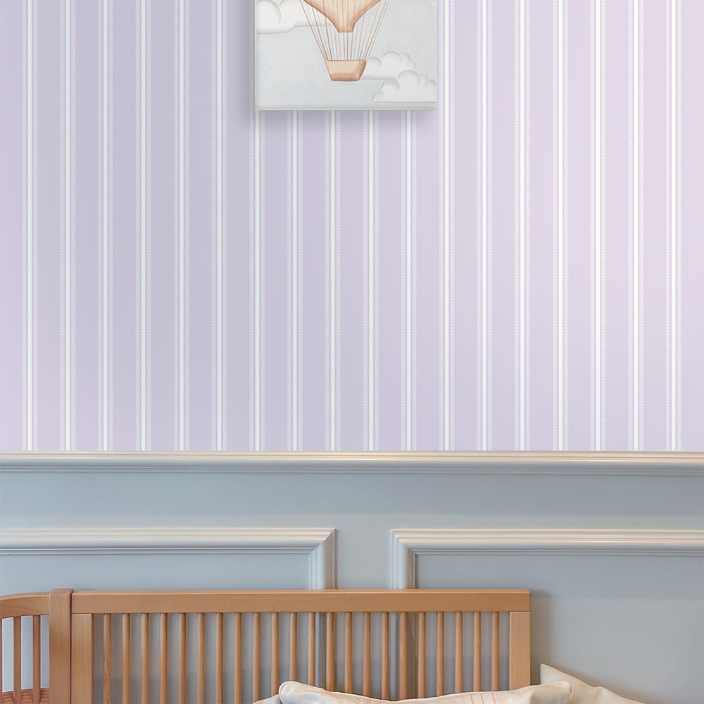 Papel Listra Helena Lilás ( Faixa 1.70 H )