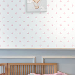 Papel Poá Aquarelado Rosa ( Faixa 1.70 H )