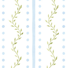 Papel Volutas Poá Azul Quartz  ( Faixa 1.70 H )