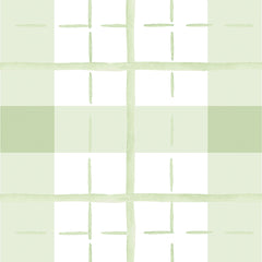 Papel Xadrez Aquarelado Verde Floresta ( Faixa 1.70 H )