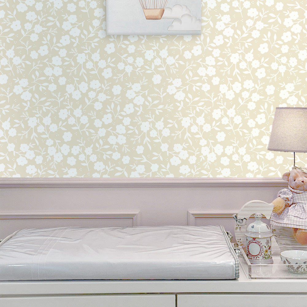 Papel Liberty Maxi Bege  ( Faixa 2.80 H )