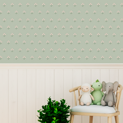 Papel Floar Verde Clair ( Faixa 1.70 H )