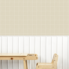 Papel Xadrez Ingles Bege ( Faixa 2.80 H )