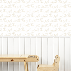 Papel Toile Cavalos Bege ( Faixa 3.40H )