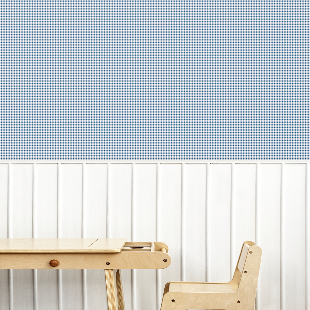 Papel Vichy Azul Kids ( Faixa 3.40H )