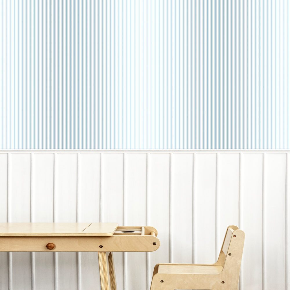 Papel Listra Baby Azul ( Faixa 3.40 H )