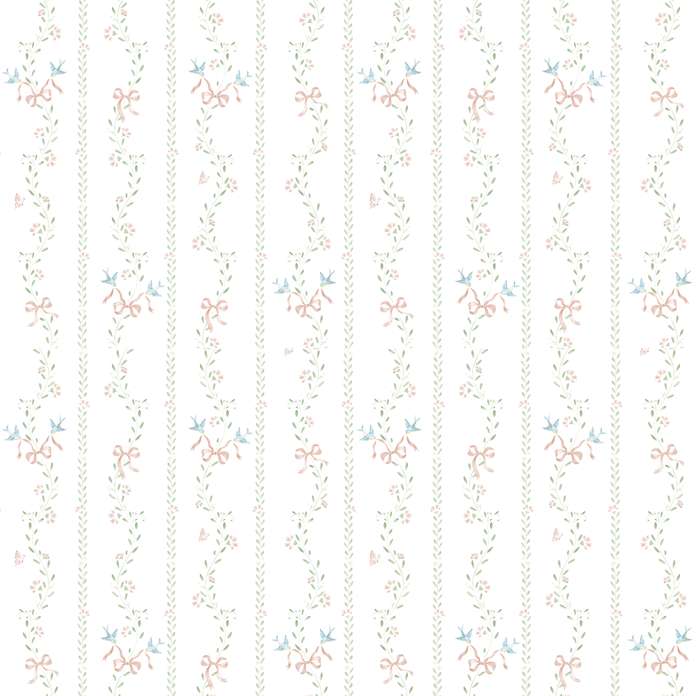 Papel Laços E Pássaros ( Faixa 3.40H )