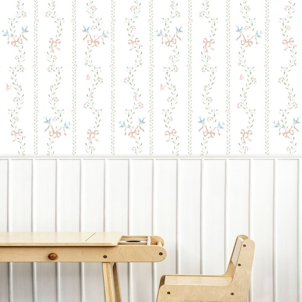 Papel Laços E Pássaros ( Faixa 3.40H )