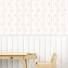 Papel Listra Renda Rosa ( Faixa 3.40 H )