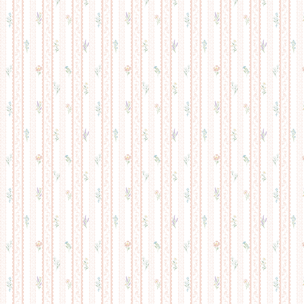 Papel Listra Renda Rosa ( Faixa 3.40 H )