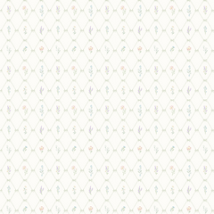 Papel Losango Flores Verde ( Faixa 1.70H )