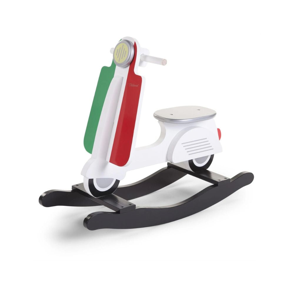 Scooter Rocking White Red Green