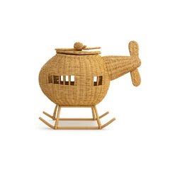 Enfeite De Rattan - Helicoptero