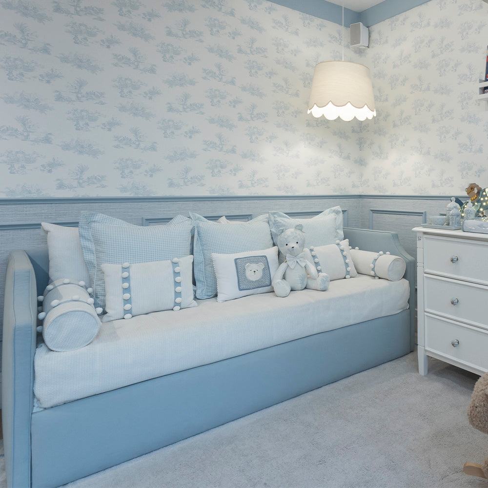 Sofa Cama Anna Com Bicama Tapeçaria - Tecido A Parte