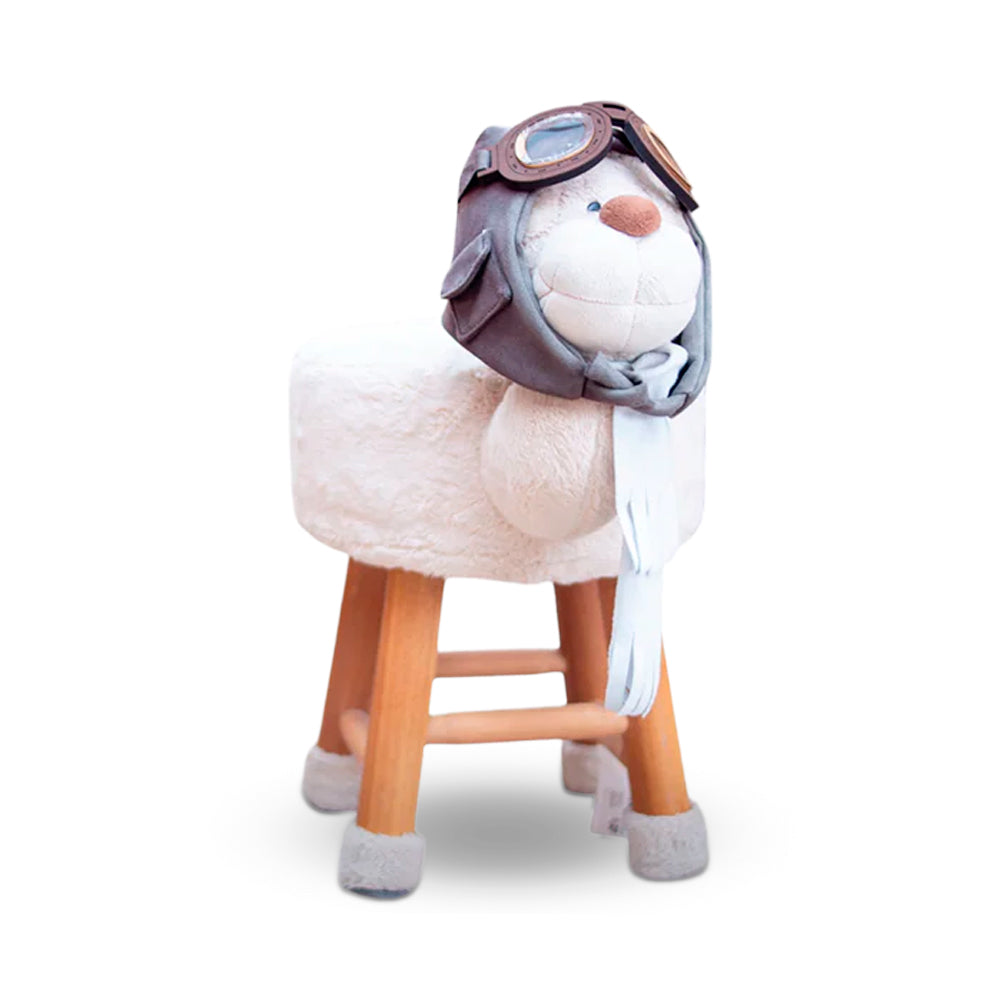 Banquinho De Pelúcia Urso Aviador